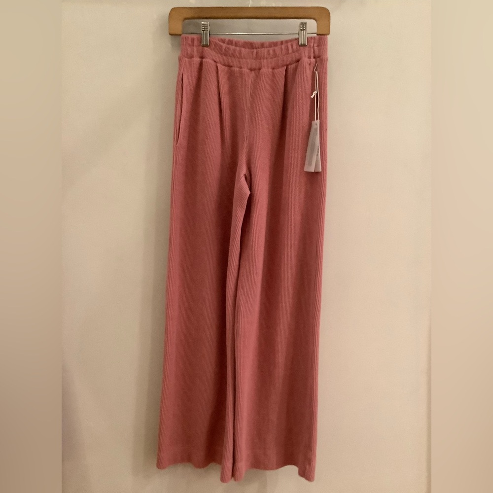 Jasper Knit Cord Wide Leg Trouser